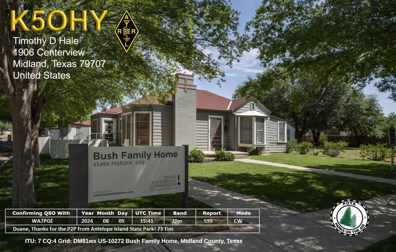 US-10272 Bush Family Home State Historic Site