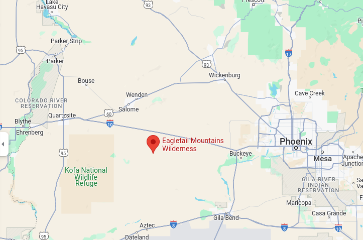 K-11046 US-AZ  Eagletail Mountains Wilderness Area
